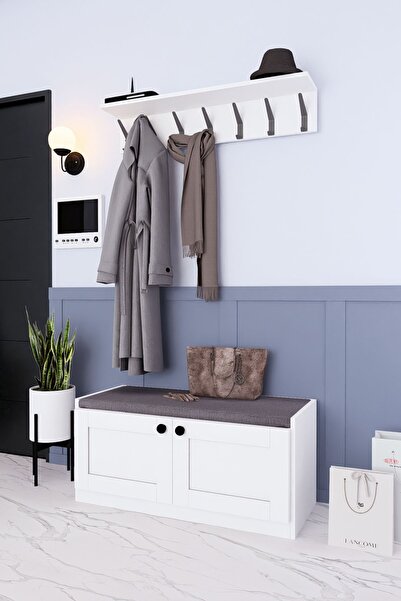 DEMİRBAL MOBİLYA BENCH AYAKKABILIK PORTMANTO