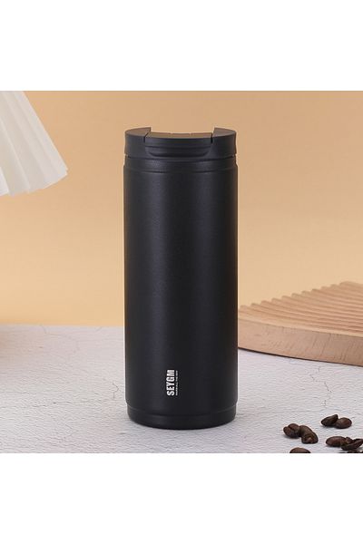 ماركة غير محددة Modern stainless steel slim mug with an attractive appearance, 400 ml