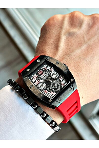 Ferrucci Original Design Watch with Functional Silicone Cord Men's Wristwatch Bracelet Gift