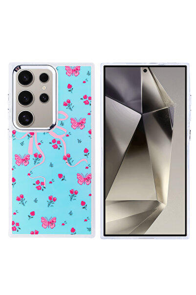 Ehlttiba غطاء هادرا متوافق مع هاتف Samsung Galaxy S24 Ultra للهاتف المحمول مع تصميم وسادة هوائية