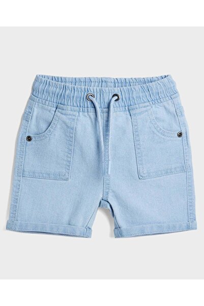 R&B شورت جينز أزرق فاتح للأولاد من عمر 6 إلى 24 شهرًا