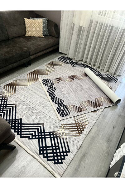 Dilan Home Yıkanabilir ve Kaymaz Taban Halı / Tüy Toplamaz / Süngerli Halı / ...