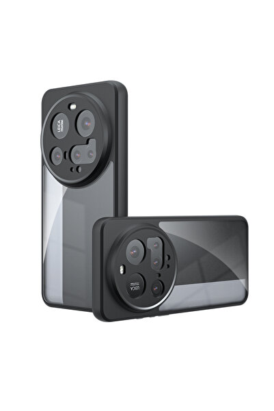 VARDAR AKSESUAR 15 Ultra Case Camera Protection Transparent Back Surface Vrdr New Roll Cover - Black