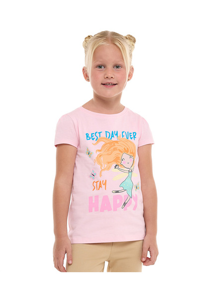 R&B Pink GIRLS T-SHIRT 2-8Y