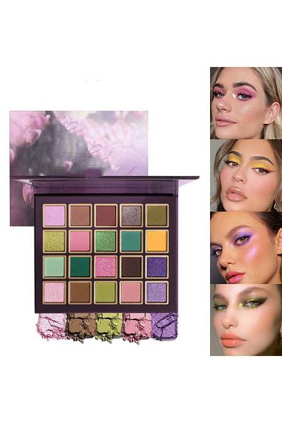 huitich 20-Color Eyeshadow Palette Matte & Shimmer Finish
