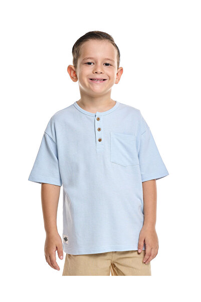 R&B Light Blue BOYS T-SHIRT 2-8Y