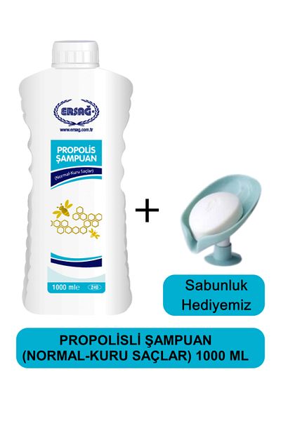 Ersağ Propolis Shampoo (Normal-Dry Hair) 1000 ml - Our Soap Dispenser Gift 240-08