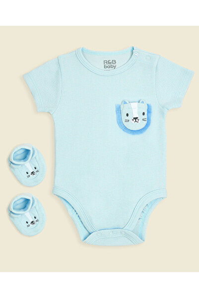 R&B Blue SINGLE BODYSUITS 0-18M