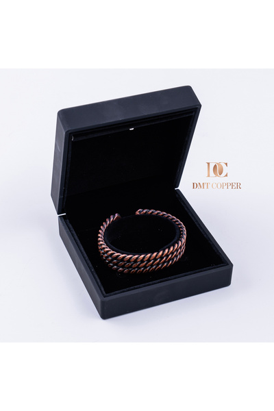 DMT COPPER HOME 100% Handmade Copper Bracelet, Natural Antibacterial Copper Bracelet, Health Friendly Stylish