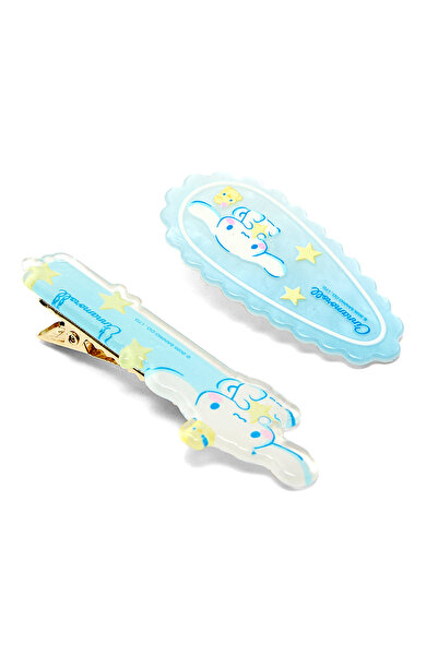 R&B Blue 2PK HAIRCLIP CINNAMONROLL