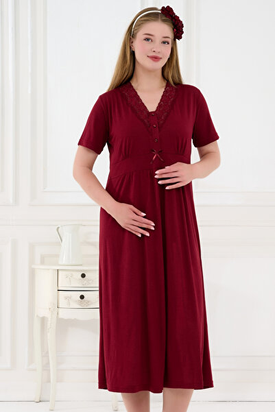 Emose Dantelli Lohusa Hamile Gecelik