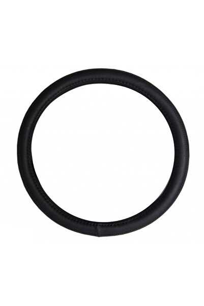 DELUXETUNING Husa volan PREMIUM, diametru 38cm, piele ecologica perforata neagra