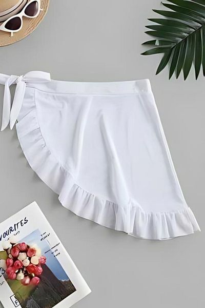 emosavm Swimsuit Top with Ruffles on the Sides Pareo Model 66000