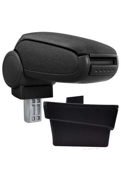 DELUXETUNING Car armrest Skoda Octavia III 2013->, black, Textile material