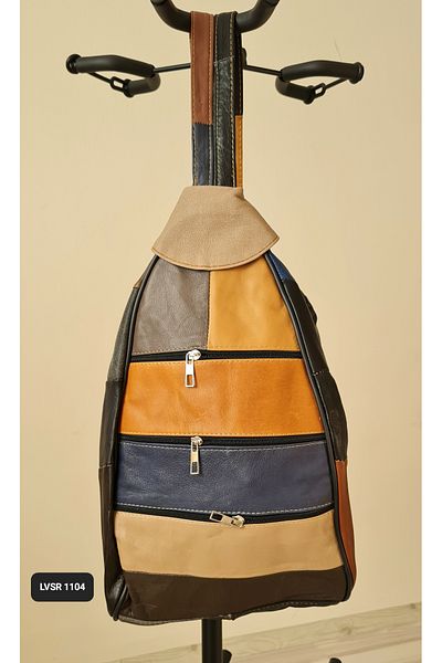 Luvili Bag Real Leather Backpack and Shoulder Bag |   Monkey Bag (Large Size)