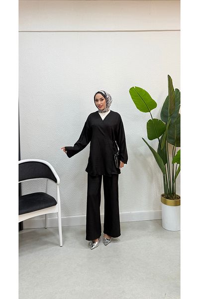 HB MODA COLLECTİON Tie-Up Linen Set