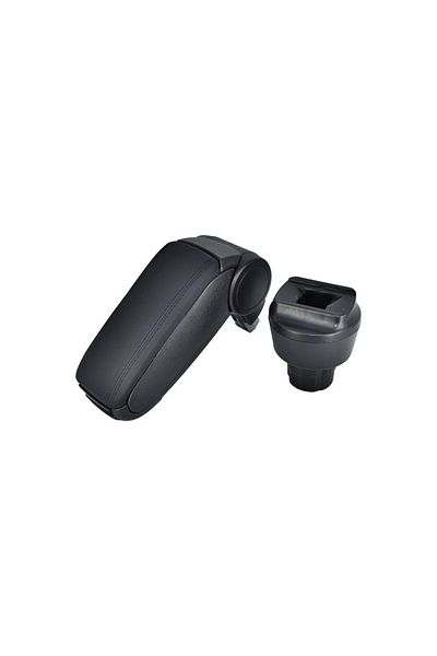 DELUXETUNING Car armrest compatible Mini R50/R53 2001–2006 black leather