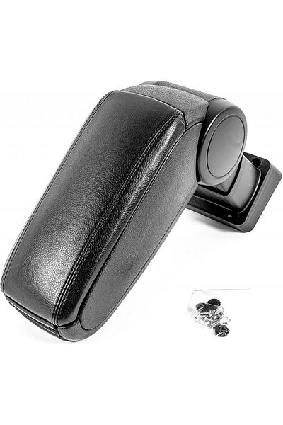 DELUXETUNING Car armrest VW GOLF 4 1998-2004, black, eco-leather