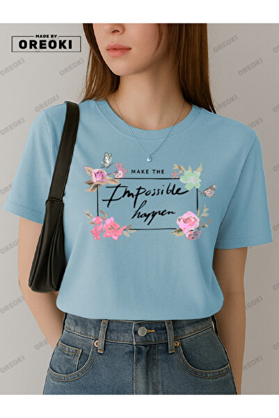 EFFRENATU Το αδύνατο γίνεται πραγματικό Μπλουζάκι για κορίτσια από βαμβακερό ...