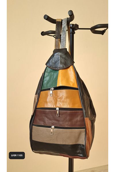 Luvili Bag Real Leather Backpack and Shoulder Bag |   Monkey Bag (Large Size)