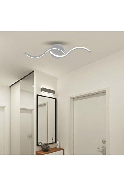 TT AYDINLATMA TT605-BY-SRR Martı Model SARI IŞIK LEDLİ Çocuk-Antre-Küçük Oda Mat Beyaz Led Avize