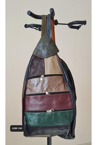 Luvili Bag Real Leather Backpack and Shoulder Bag |   Monkey Bag (Large Size)