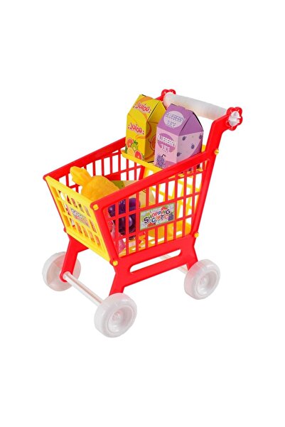 Other لعبة عربة تسوق للاطفال مجموعة العاب تسوق سوبر ماركت مقاس صغير