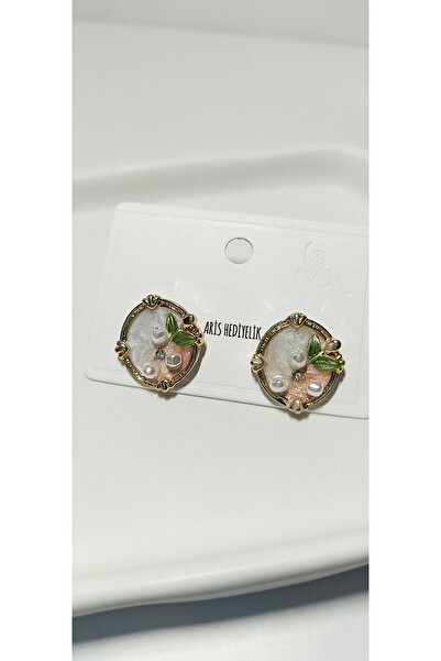 Fashion Jewellery Enameled Earrings