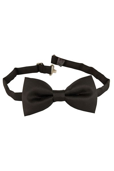NEWTONE Papion clasic cu textură mătăsoasă, Newtone, PP01, Negru strălucitor, 12 x 6 cm