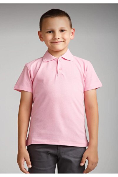 BAGİSTA BUTİK Unisex Short Sleeve Polo Collar School and Daily Use T-Shirt