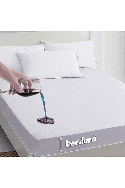 Pucioasa 100% Waterproof Cotton Terry Cover - Mattress 180X200X25Cm