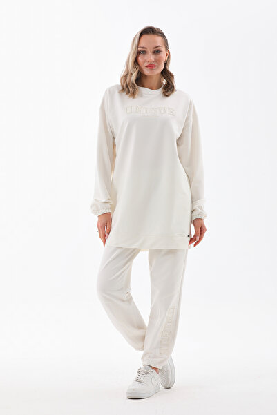 Marvella By Rasha Relaxed Fit Embossed Tracksuit Set