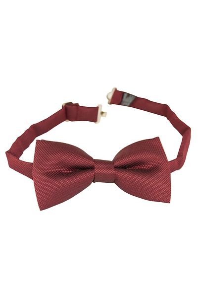 NEWTONE Classic Bow Tie with Silky Look and Fine Texture, Newtone, PP03, Bordeaux Glossy, 12x6 cm