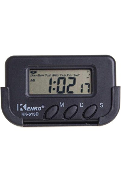 BRF TkDizayn Kenko KK-613D Dijital Küçük Masa-Araba Saati-Alarm-Kronometre