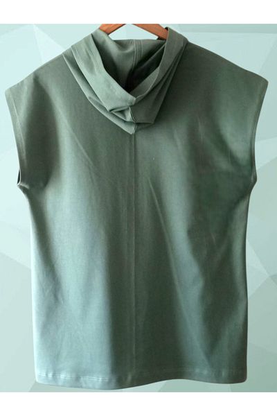 MUTLUGYM Fitness Sleeveless Hooded Athlete Sweatshirt