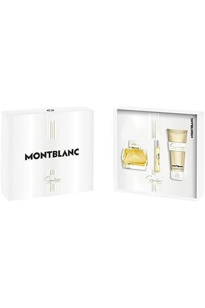 Montblanc Mont Blanc Signature Absolu Perfume Gift Set For Women - EDP 90ML + 7.5ML + Body Lotion 100ML