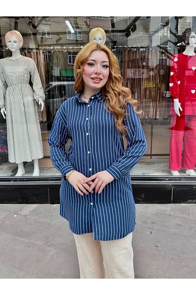 Işıltı kidss Striped Tunic Shirt