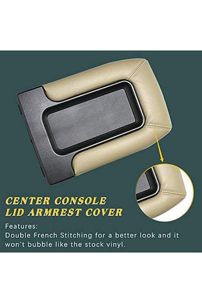 Gmc A ABIGAIL Center Console Lid Replacement Kit Compatible with 1999-2007 Chevy Silverado, Avalanche, S