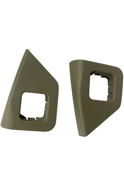 CAMRY Interior Door Handle Trim Cover Bezel, Olive Green, Set of 2 - Orion 2007-2011