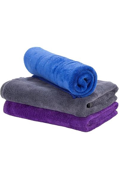 Generic Car Drying Towel - Cleaning Cloth 75 x 50 cm Pack of 1 Assorted Colors