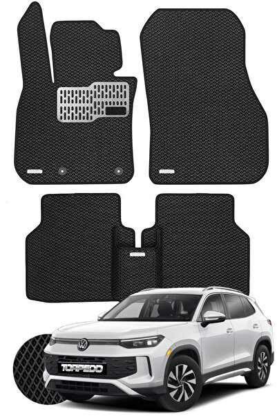 TORPEDO Volkswagen Taigo 2020 ve Sonrası Uyumlu Hücreli Premium Eva Paspas Se...
