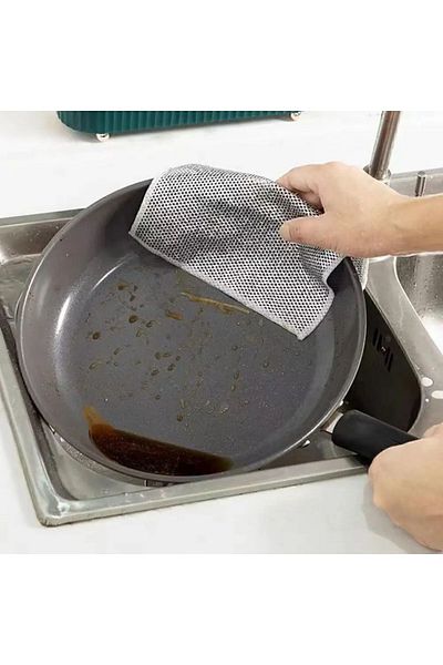 MAİN SHOP 1Pc Multifunctional Anti-Scratch Wire Dishcloth Steel Wire Dish Towel M-602