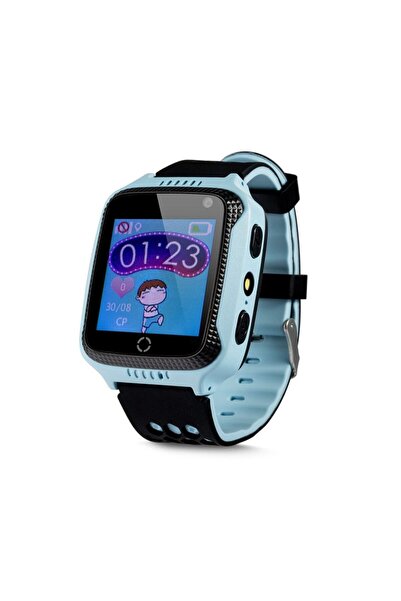 HALL BREATHE Mavi Çocuk Akıllı Takip Saati GPS'li ve Telefon Özellikli, Güven...