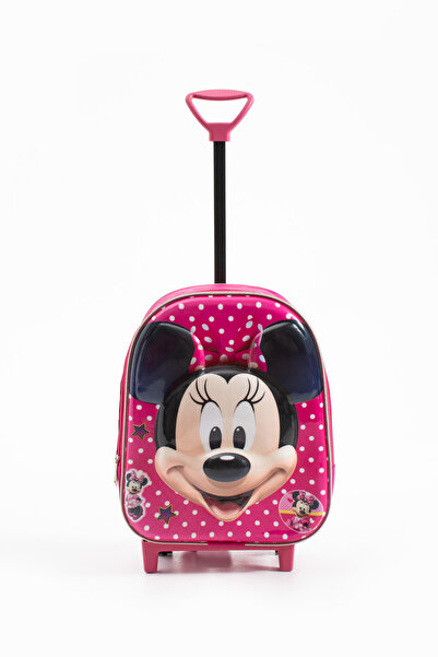 Kingston Hill Minnie Mouse Kabartmalı Çekçekli Anaokul/Kreş Çantası