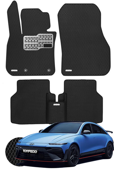TORPEDO Hyundai Ioniq 6 2022 ve Sonrası Uyumlu Hücreli Premium Eva Paspas Set...