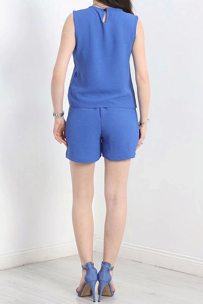 alluria Ayrobin Suit with Shorts Blue