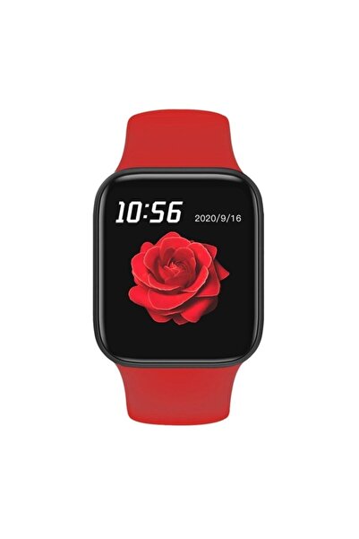 HALL BREATHE Kırmızı Çok Fonksiyonlu Suya Dayanıklı Akıllı Saat, Nabız ve Ateş Ölçer