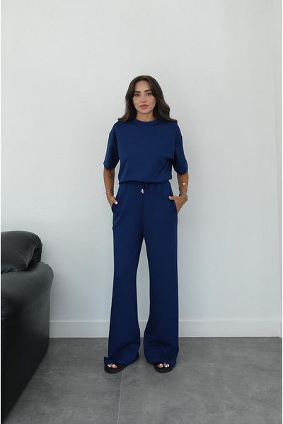 Havoş Navy Blue Darcy Modal Tracksuit Set