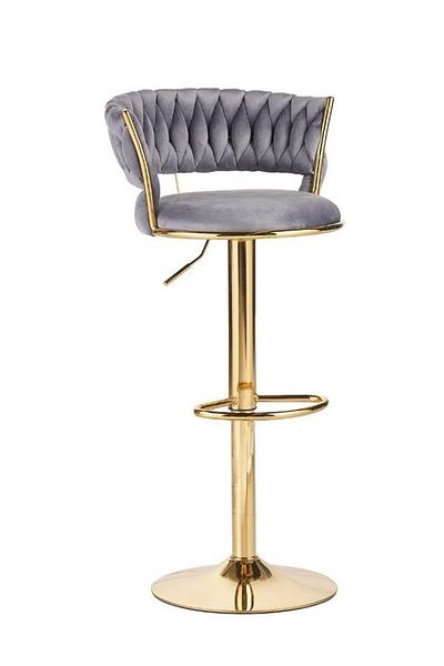rexa Gold Steel Piston Counter Bar Stool