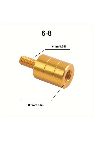 Choice 6-8 Fishing Net Rod Pod Connector M6/M8/M10/M12 Screw Net Head Adapter Fishing Landing Net Parts